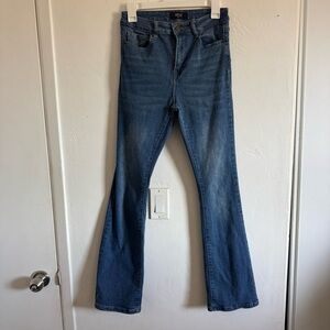 Blue Denim Bootcut Jeans